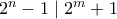 2^n-1\mid 2^m+1