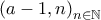 \left(a-1,n\right)_{n\in\Bbb{N}}