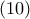 \displaystyle{\left( {10} \right)}