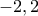 -2,2