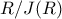 \displaystyle{R/J(R)}