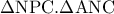 \rm \Delta NPC.\Delta ANC 