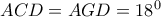 ACD=AGD={{18}^{0}}
