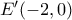 E'(-2,0)