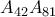 A_{42}A_{81}