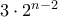 3\cdot 2^{n-2}