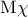 {\rm{M}}\chi