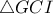 \displaystyle{\triangle{GCI}}