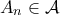 A_n \in \mathcal{A}