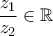 \displaystyle{ \frac{z_1}{z_2} \in \mathbb{R}}