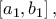 \left[ {a_1 ,b_1 } \right],