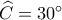 \widehat C = 30^\circ