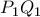P_{1}Q_{1} P_{1}Q_{1}