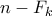 n - F_k