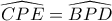 \widehat{CPE}=\widehat{BPD}