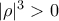 |\rho|^3>0