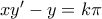 xy'-y= k\pi