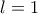 l=1 l=1