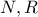 N,R