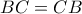 BC = CB
