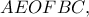 AEOFBC,