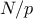 N/p