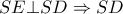 SE\bot SD\Rightarrow SD