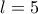 l=5