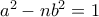 a^2 - nb^2 = 1