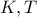 K, T