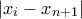 |x_i - x_{n+1}|