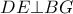 DE \bot BG