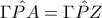 \hat{\Gamma PA}=\hat{\Gamma PZ}