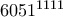 6051^{1111}