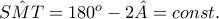 \hat{SMT}=180^o-2\hat{A}=const.
