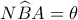 N\widehat BA=\theta
