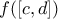 f([c,d])