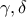 \gamma,\delta