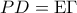 PD = {\rm E}\Gamma
