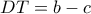 DT=b-c