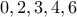 0,2,3,4,6