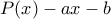 P(x)-ax-b