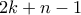 2k+n-1