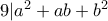 9|a^{2}+ab+b^{2}