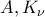 \displaystyle{A ,K_{\nu}}