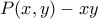 P(x,y)-xy