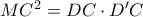 MC^2=DC\cdot D'C