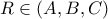 R\in(A,B,C)