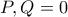 P,Q=0