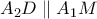 A_{2}D\parallel A_{1}M